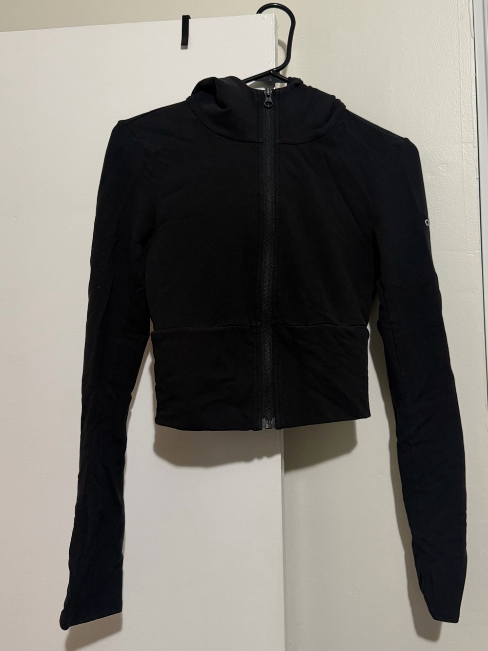 ALO Yoga Sway Full-Zip Hoodie Black Medium - Picture 2 of 6